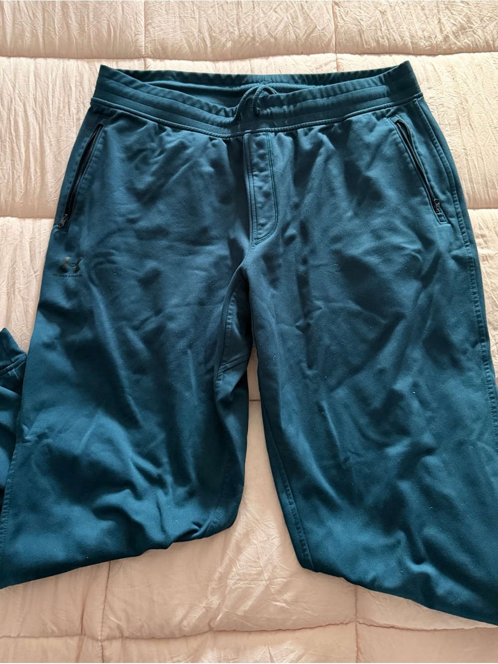 Under Armour Men's Teal Athletic Jogger Pants